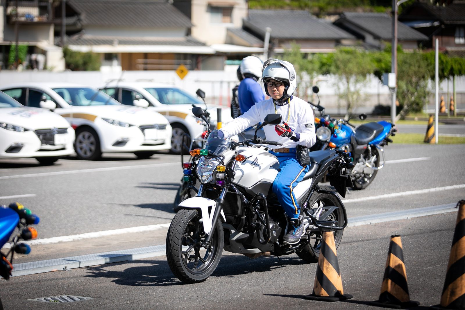 早岐校の二輪の教習