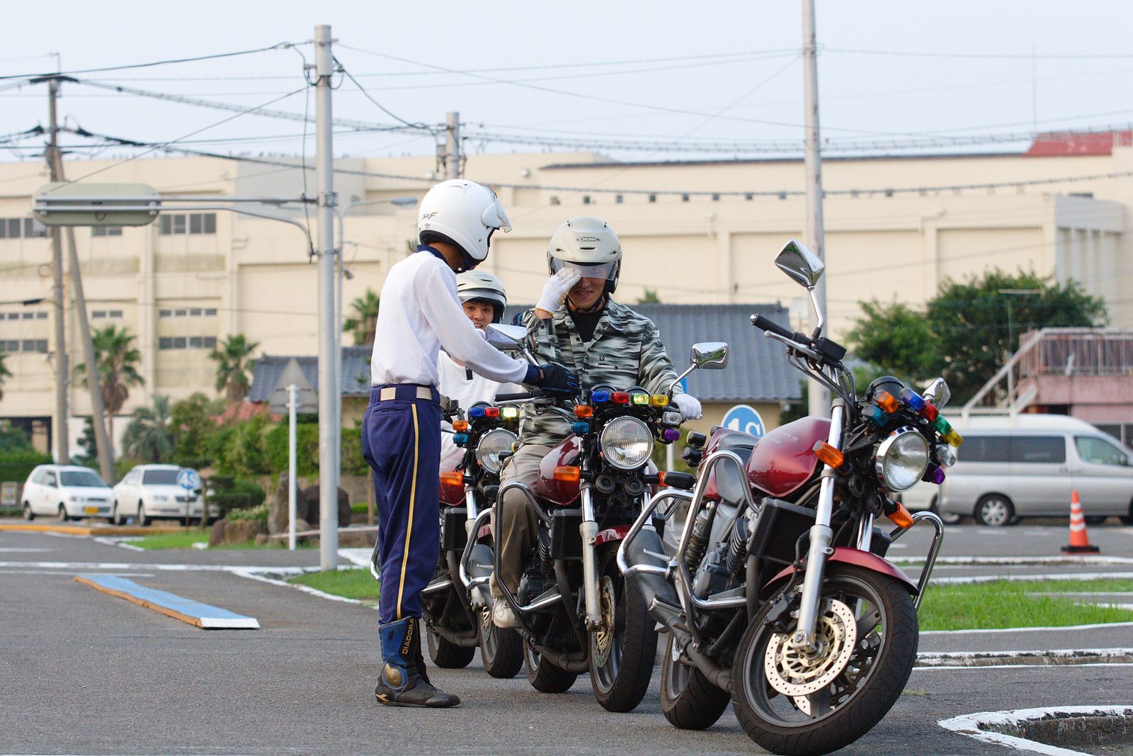 松浦校の二輪教習